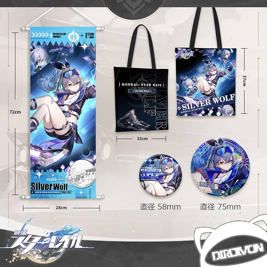 崩壊スターレイル 銀狼 グッズ Amazon.co.jp: 崩壊スターレイル 銀狼 アクリルスタンド 4点